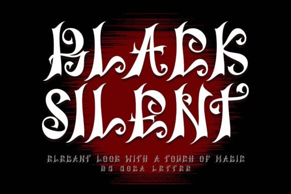 Black Silent: The Elegant Blackletter Font for Bold Branding