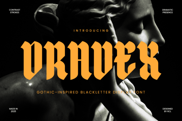Draven: The Blackletter Font with a Modern Edge