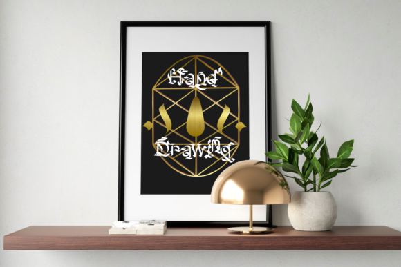Hand Drawing: A Bold Blackletter Font for Fierce Projects