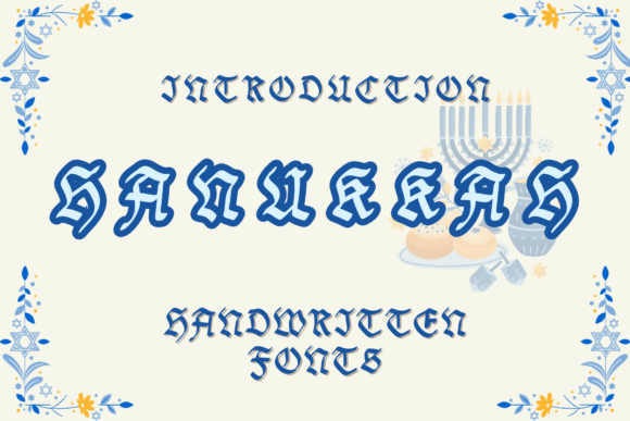 Hanukkah: A Festive Display Font for Holiday Projects