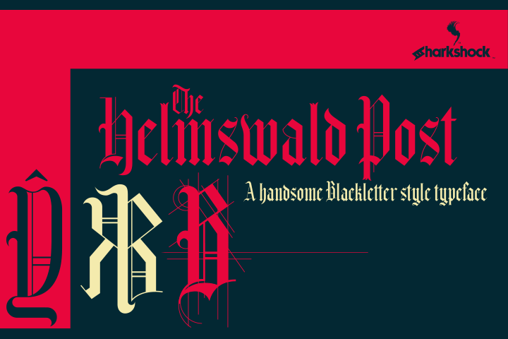 Helmswald Post: A Blackletter Font for Modern Branding