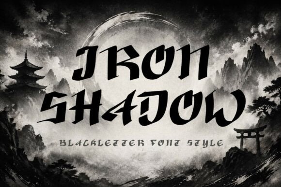 Iron Shadow: The Blackletter Font for Bold, Modern Design