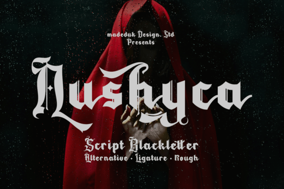 Nushyca: Crafting a Vintage Brand with a Blackletter Edge