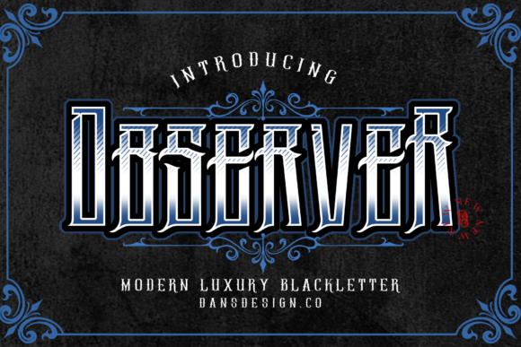Observer: A Bold Blackletter for Modern Creators