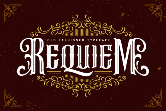 Requiem: The Bold Blackletter Font with a Modern Edge