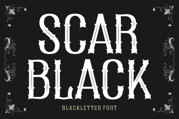 Scar Black: A Typeface for Bold, Unapologetic Design