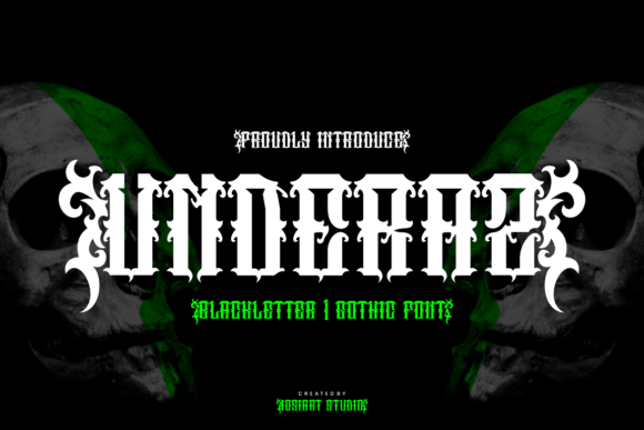 Underaz: Commanding Attention with Blackletter Gothic