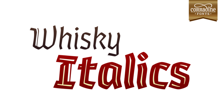 Whisky Italic Family: Friendly Blackletter for Modern Brands